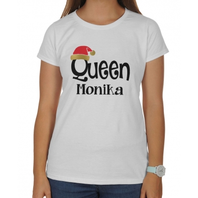 Koszulka damska świąteczna na mikołajki queen